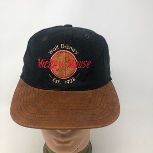 Vintage Walt Disney Mickey Mouse Snapback Cap